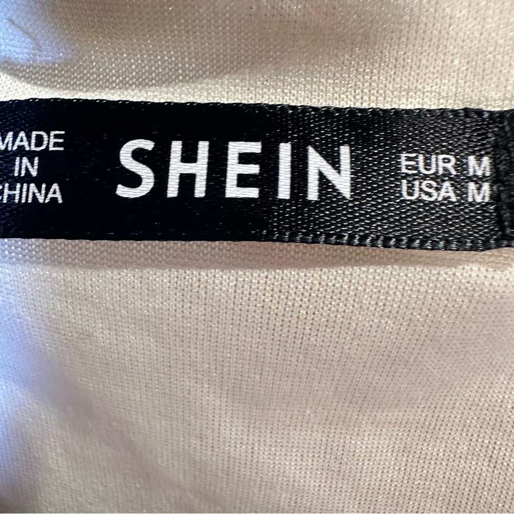 SHEIN Cream Bell Sleeve Ruffled Sundress - Picture 10 of 12